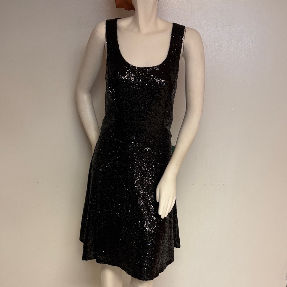 B. Smart Sparkling Black Mini Dress, NWT